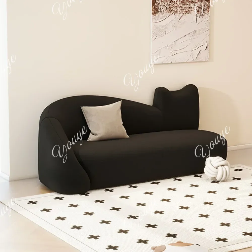 

MX Modern And Simple Nordic Small Apartment, Creative Special-shaped Beauty Salon, Light Luxury, Curved Cloud Living Room