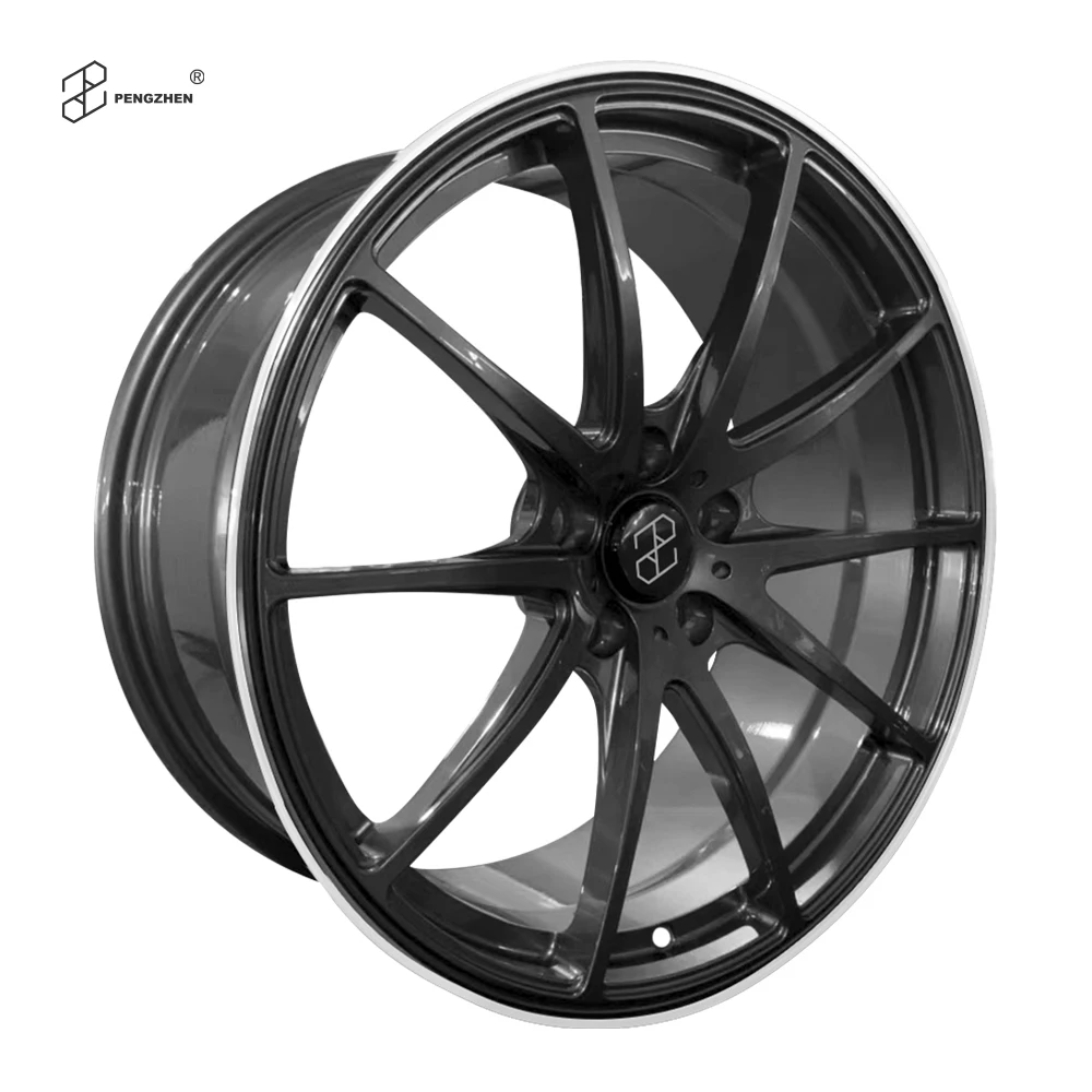 For  Monoblock  Matte Black Powder Coating  Multi Spoke 17 18 Inch Forged Wheels Rims  for Audi A5 2011 2018