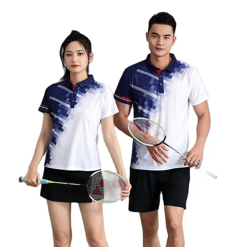 New Tennis Shirts Men Women Short Sleeve Golf Badminton T Shirts For Men Table Tennis Shirt Sportswear Ping Pong Jerseys