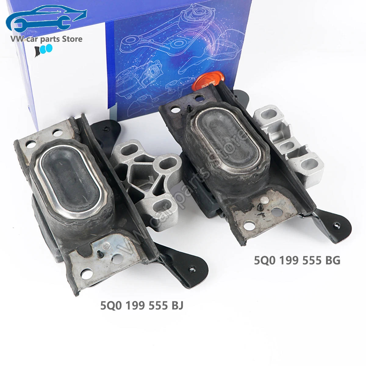 

5Q0199555BJ Gearbox Mounting Support Left Improved Version For Golf MK7 Passat B8 Skoda Octavia Leon AUDI A3 TT MQB 5Q0199555BG
