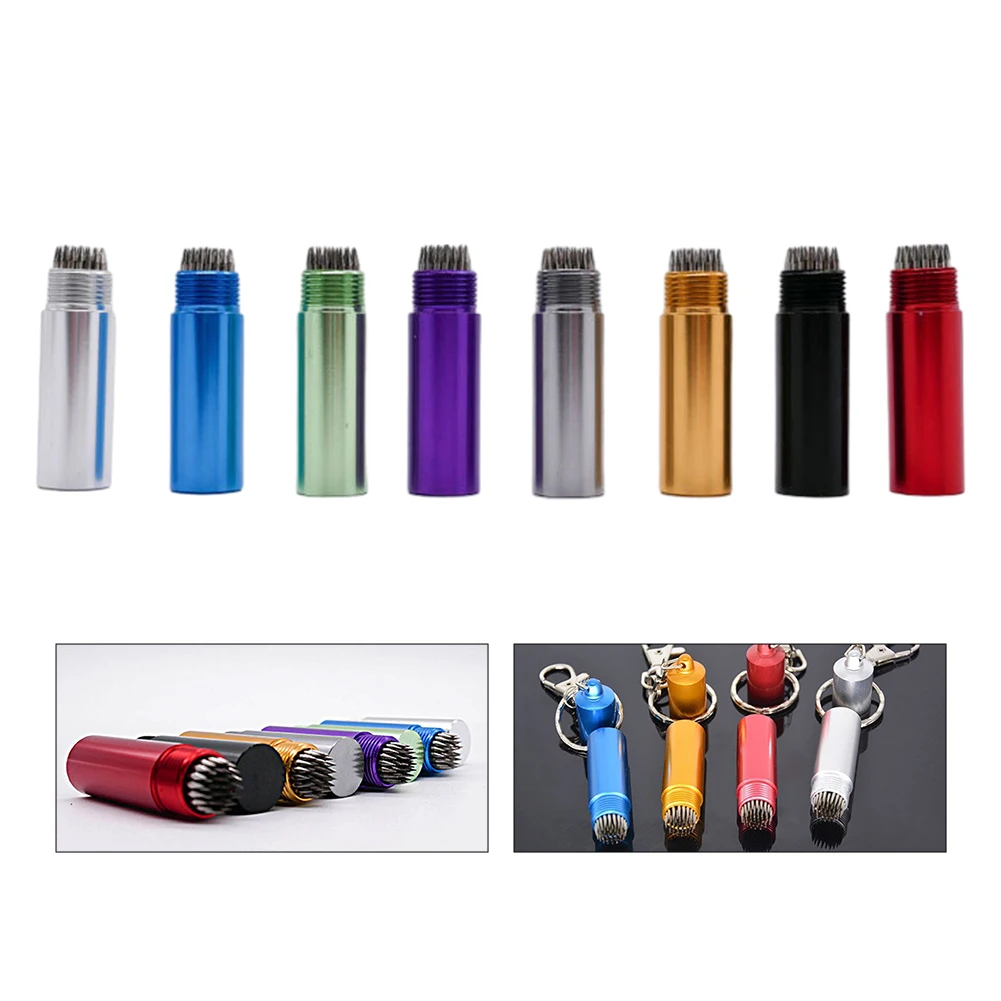 Billiard Cue Stick Tip Tool Snooker Pool Tip Cue Tapper With KeyChain Cue Care Billiard Cue Accessories Shaper/Tapper/Aerator