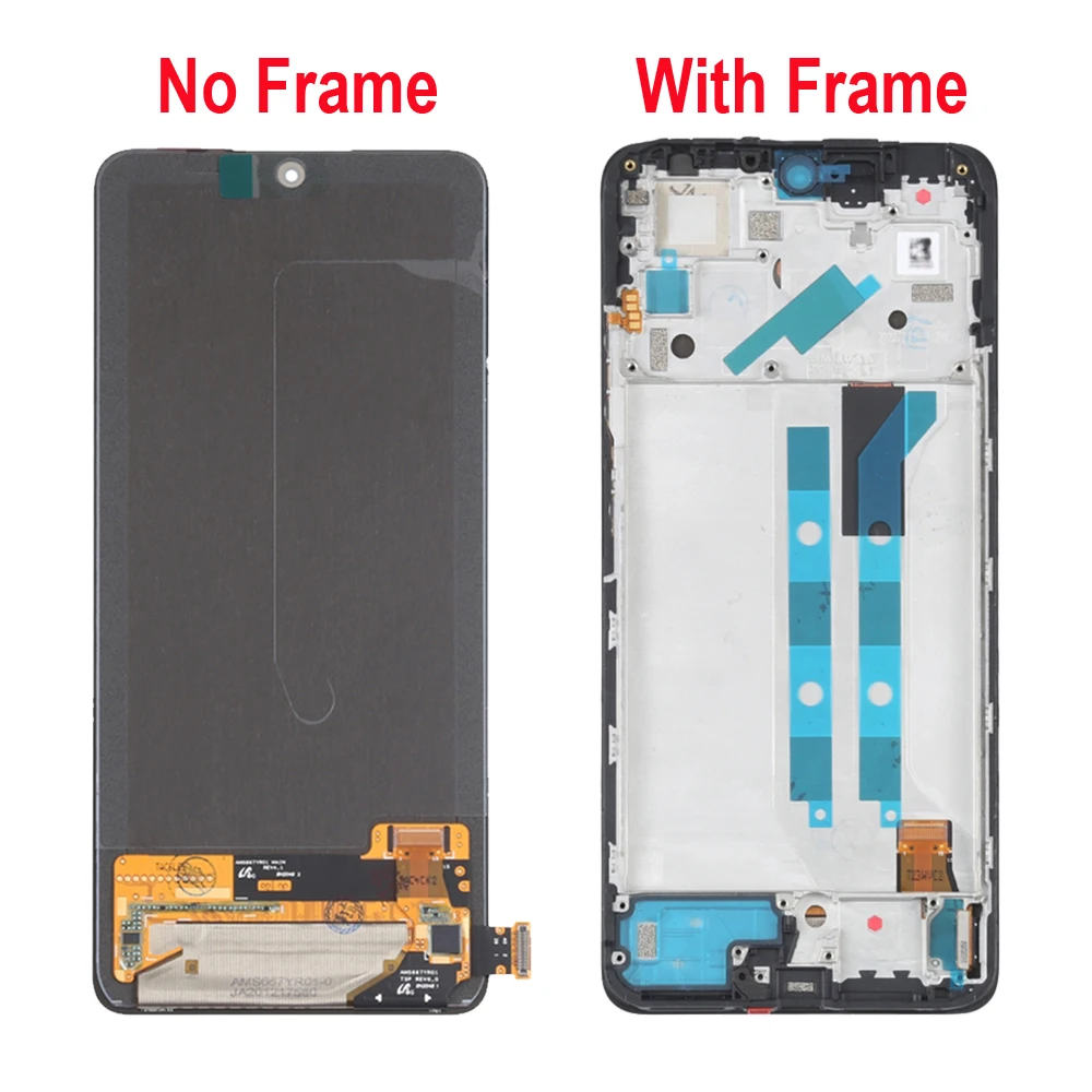 AMOLED Original For Xiaomi Redmi Note 11 Pro 2201116TG 2201116TI 21091116I 2201116SG LCD Display Touch Screen Digitizer Parts