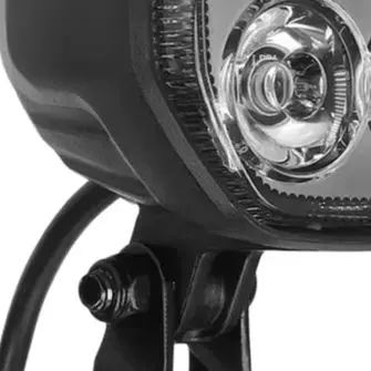 For For Kukirin M4Max Electric Scooter Headlight High Brightness Waterproof Spotlight Black ABS Replacement Lamp Front Light Ass