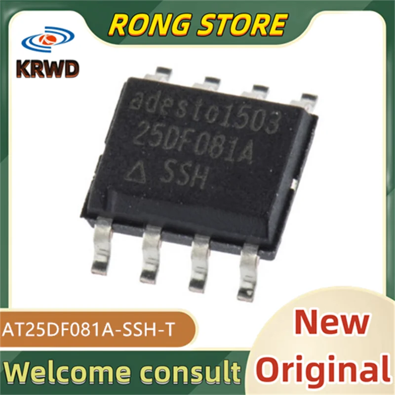 10 قطعة 25DF081A جديد الأصلي AT25DF081A-SSH-T AT25DF081A-SSH AT25DF081A-S AT25DF081A SOP-8 #1