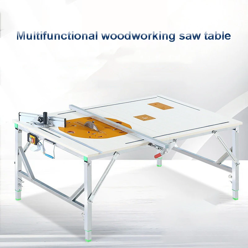 Multifunctional Woodworking Workbench Small Saw Table Portable Folding Saw Table Decoration DIY Folding Workbench