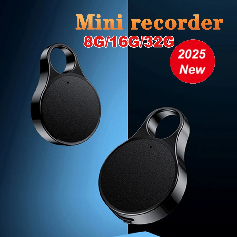 Mini grabadora de voz colgante de 8-32G, dispositivo de grabación con un clic, activación por voz, HD, reducción de ruido, grabadora de Audio MP3 para reuniones
