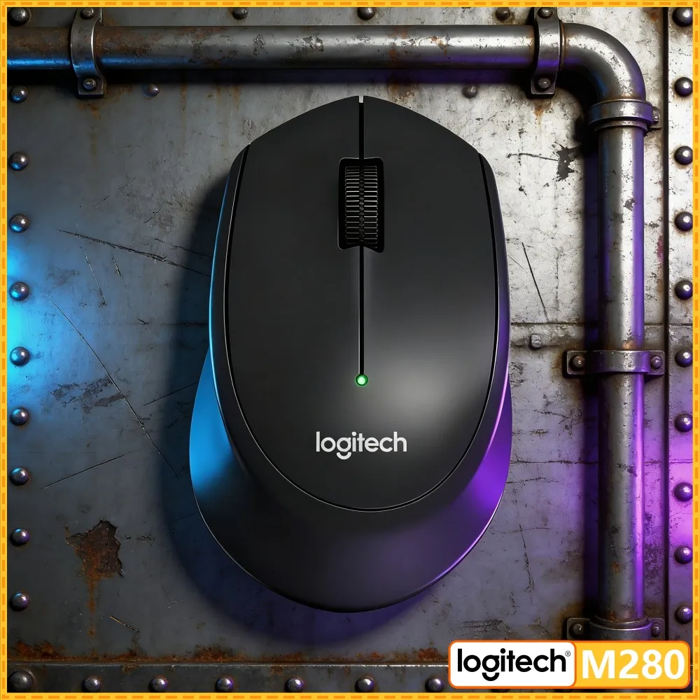 Idle Triggered Auto Sleep Cuts Power Waste Wireless Mouse M280 Works Small Office Household Laptop Desktop Pc Use