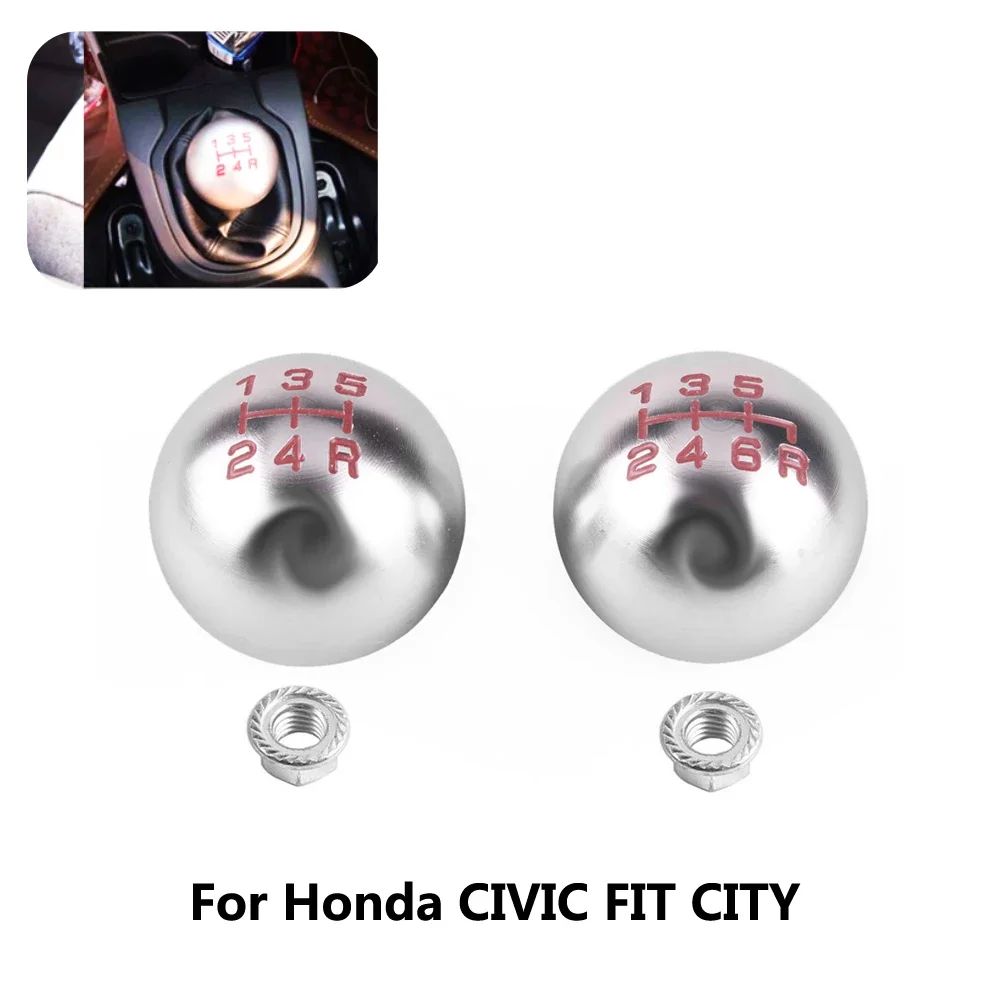 

5 Speed Car Modification Accessories Gear Shift Knob Gear Manual Special Metal Gear Shift Knob For Honda CIVIC FIT CITY