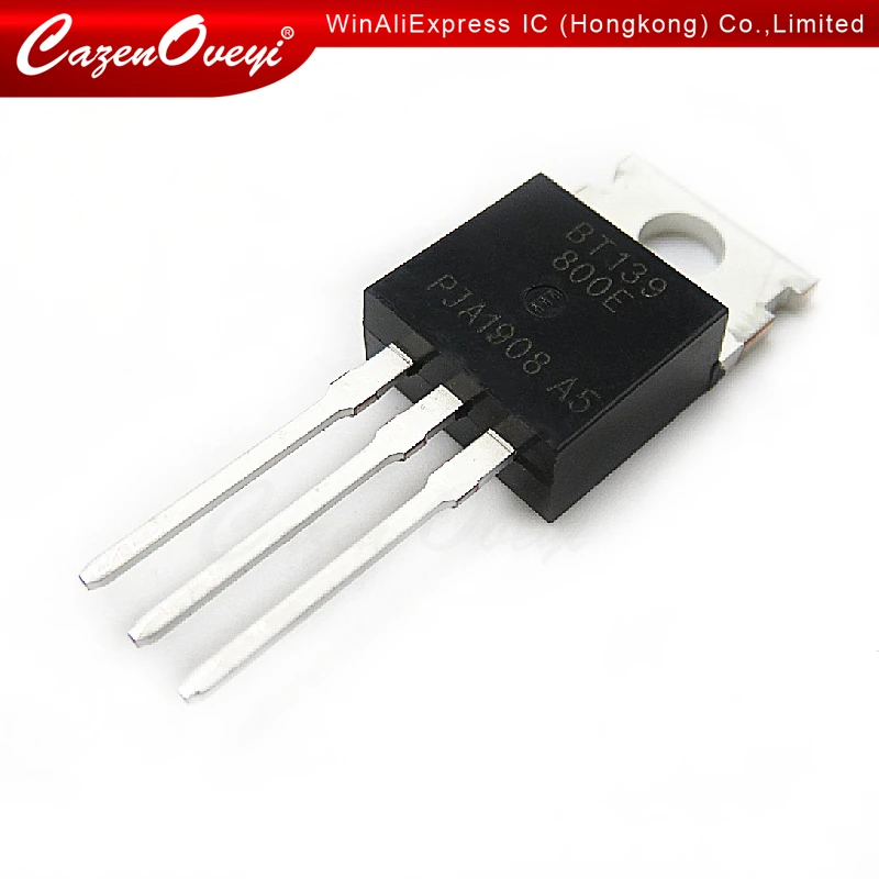 10pcs/lot BT139-800E BT139-800 TO-220 BT139 RAIL TRIAC New original In Stock