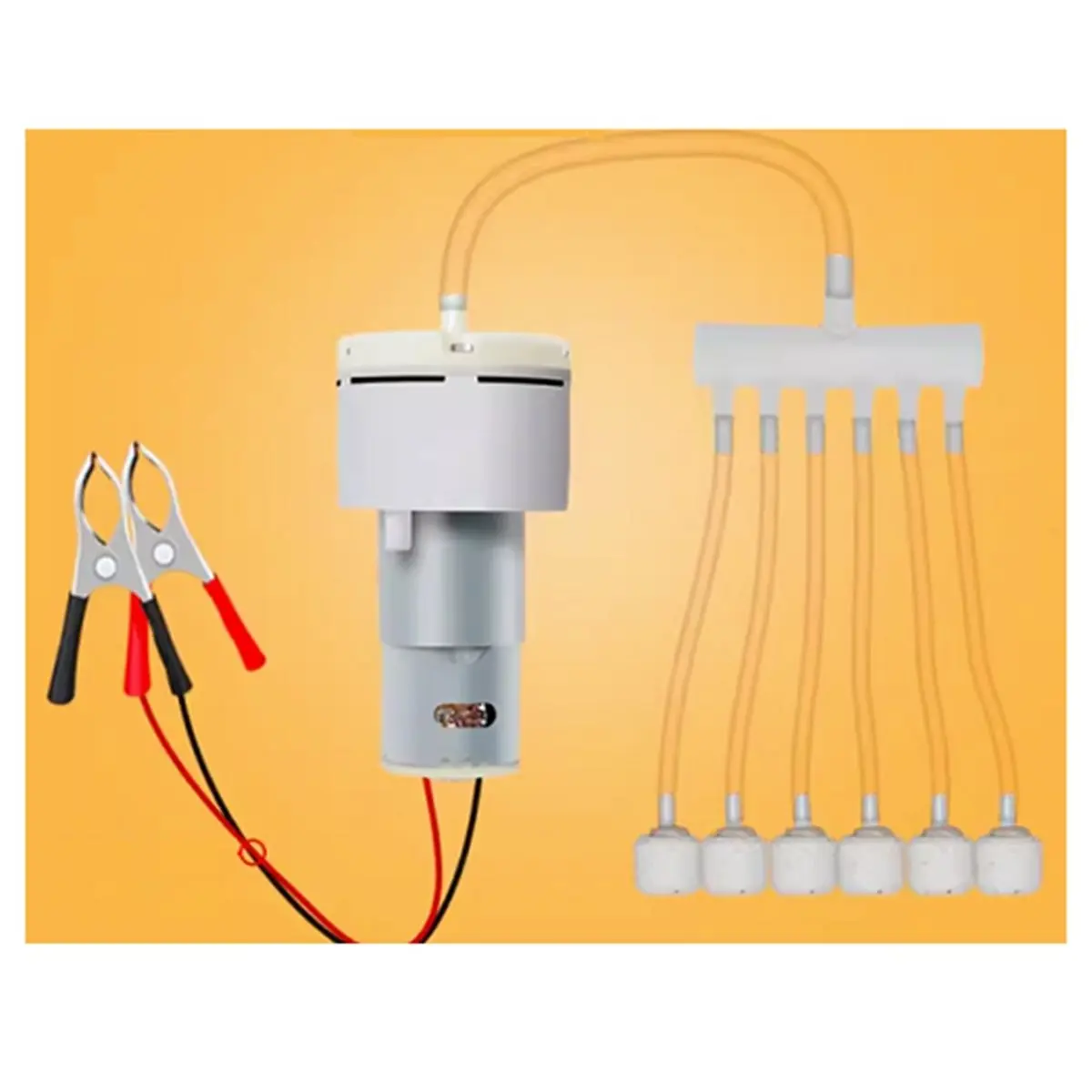 (CLOS) DC 12V Mini Air Pump Aquarium Aquarium Pump Water Oxygen Pumo Motor PWM Volume Fishing Aquarium Fish Tank Breeding