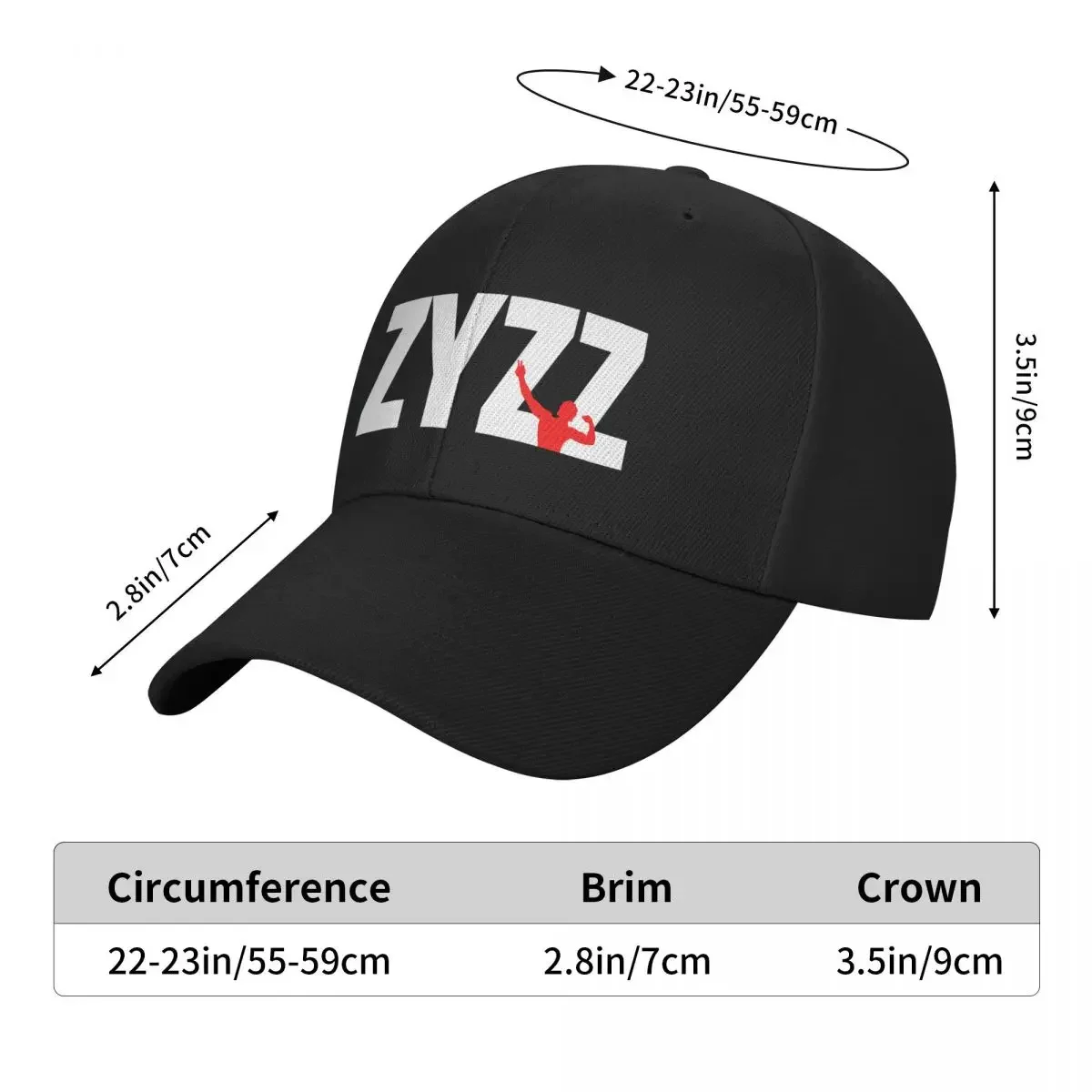 Zyzz Text Sickkunt Gym Bodybuilding Motivational Aesthetic Veni Vidi Vici Design Baseball Cap Trucker Hat Hats For Women Men's