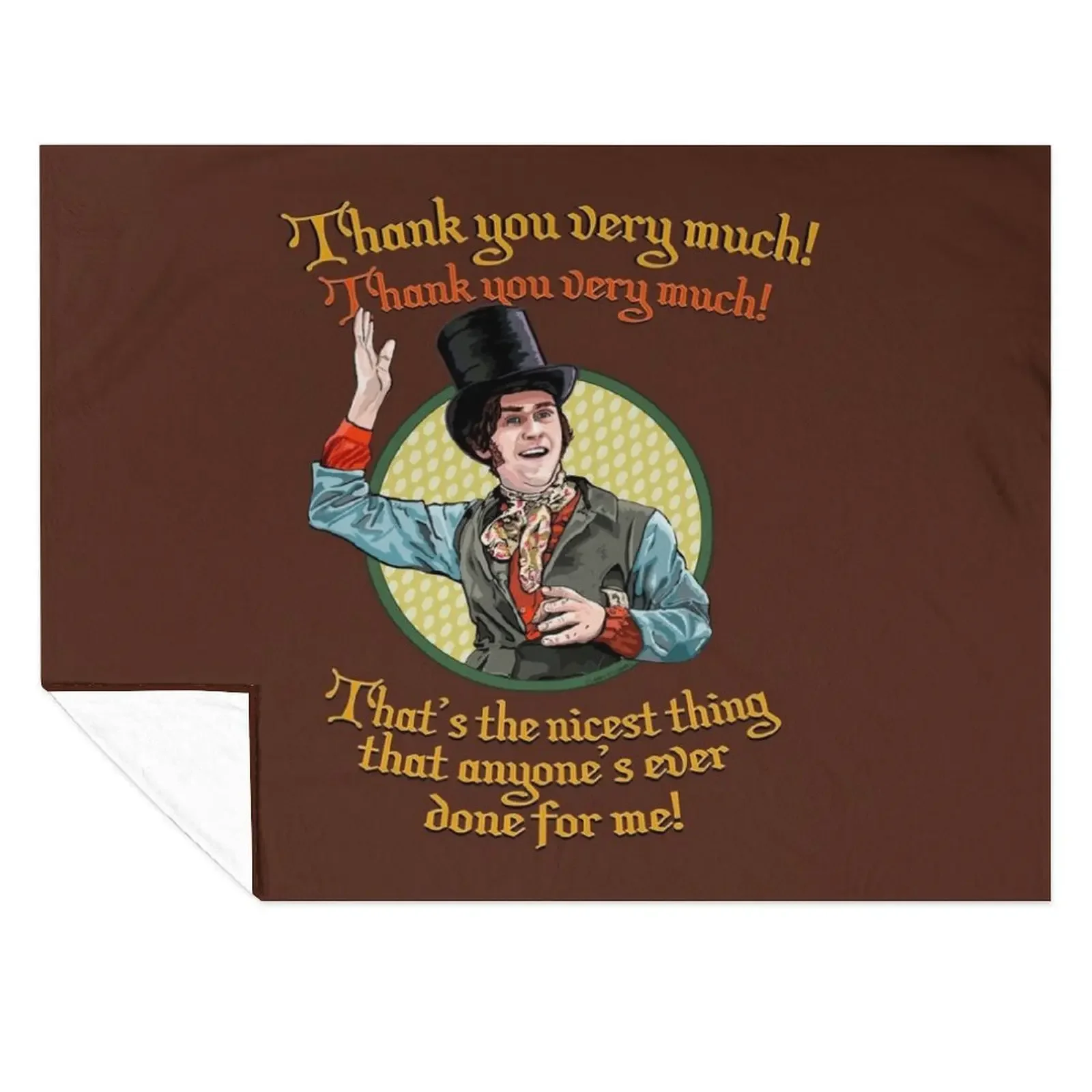 

Tom Jenkins- Thank you Very Much Throw Blanket bed plaid manga Weighted Plaid Blankets