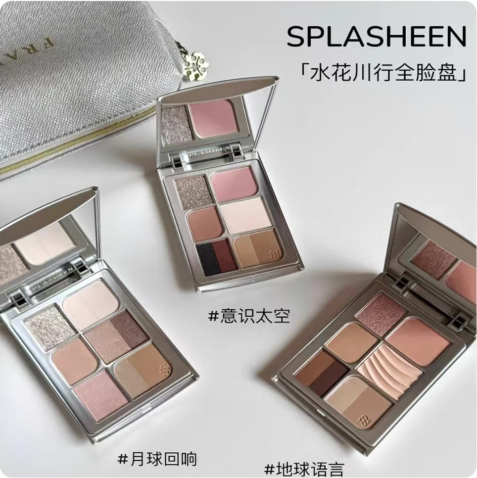 SPLASHEEN アイシャドウ オールインワン フェイス パレット イージー スレイ ヘッド スペース アイシャドウ / ブラッシュ / ハイライター 多用途メイクアップ