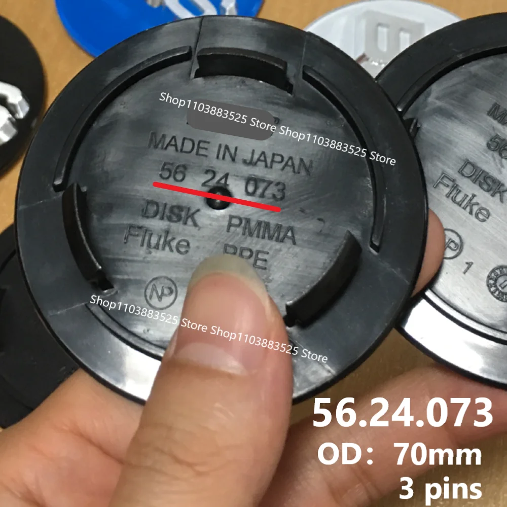 Car OEM 56.24.073 OD 70mm Acrylic PMMA Planar Surface Wheel Hub Center Cap Hub for 5624073 B-BS BB BS B S with Badge Logo HubCap