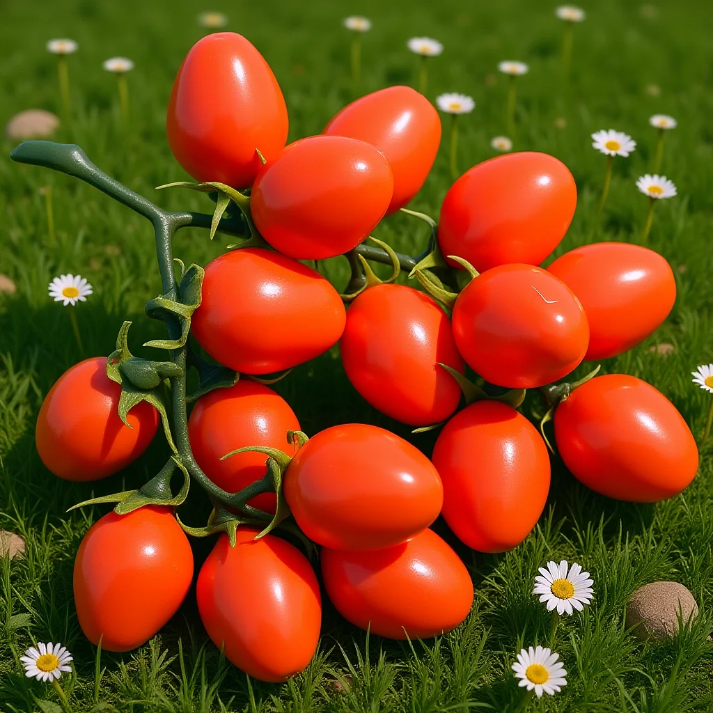 

Realistic Artificial Cherry Tomatoes Fake Fruit Decor For Home Office Party Holiday Display Photography Props Ornamental
