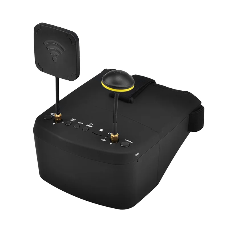 

Superior Quality-LS-800D FPV Goggles 5.8G 40CH 5Inch 854X480 DVR Recording/Storage Dual Antennas 2000Mah For RC Racing Drone