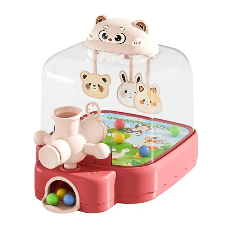 Pinball Game Toy Cute Bear Action And Reflex Game Learning Activities For Boys Girls Ages 3 Fine Motor Skills Toys Educational