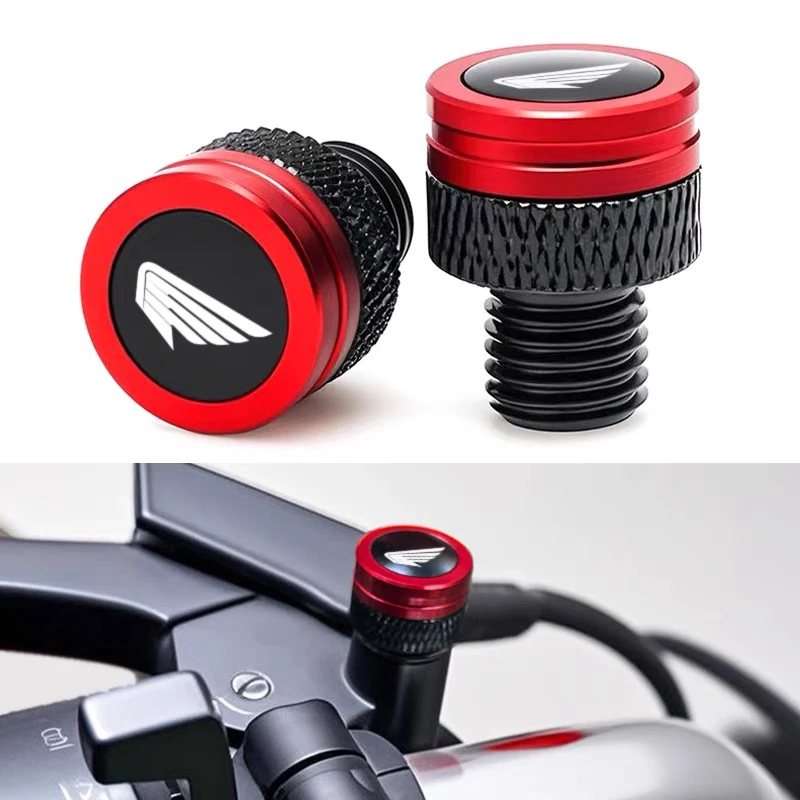 For HONDA Hornet NT1100 CBR650R CBR400R CB500 Shadow PCX VFR750 XADV Forza 750 Monkey Motorcycle Mirror Hole Plug Screw Bolts