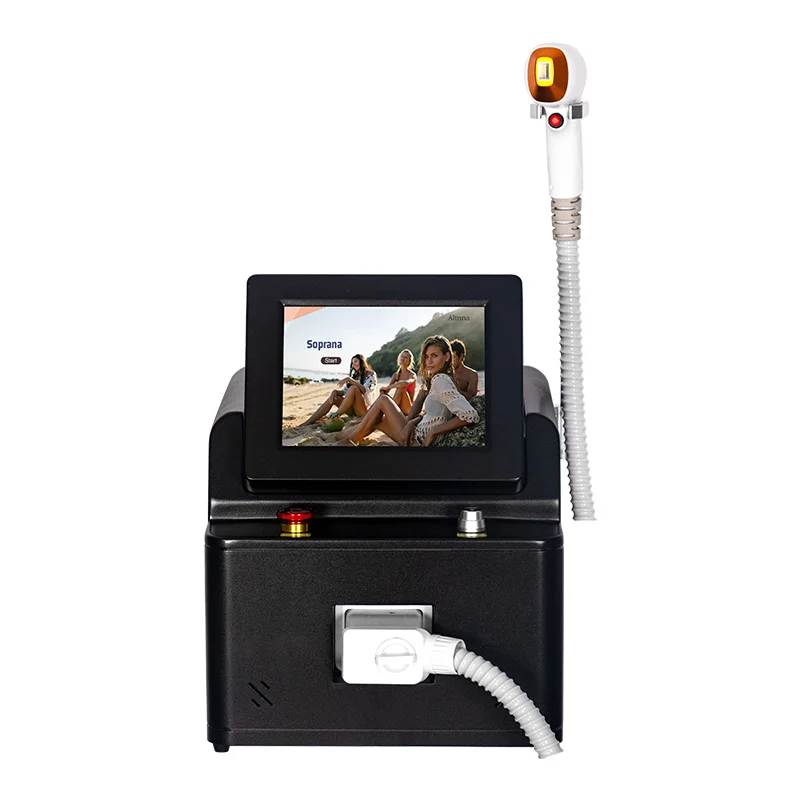 New Professional 4000w High Power 3 Wavelength Ice Platinum Diode Laser Hair Removal Machine For Woman home Permanent Painless