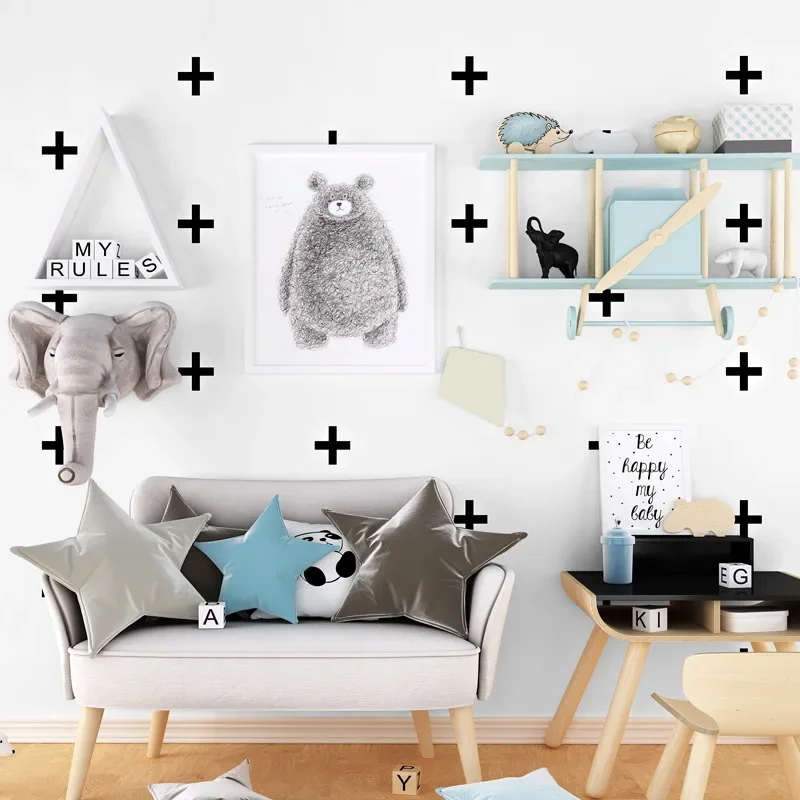 ورق حائط على الطراز الشمالي، ورق حائط أحمر شبكي بتصميم هندسي بسيط لغرفة المعيشة وغرفة النوم وخلفية تلفزيون. #2