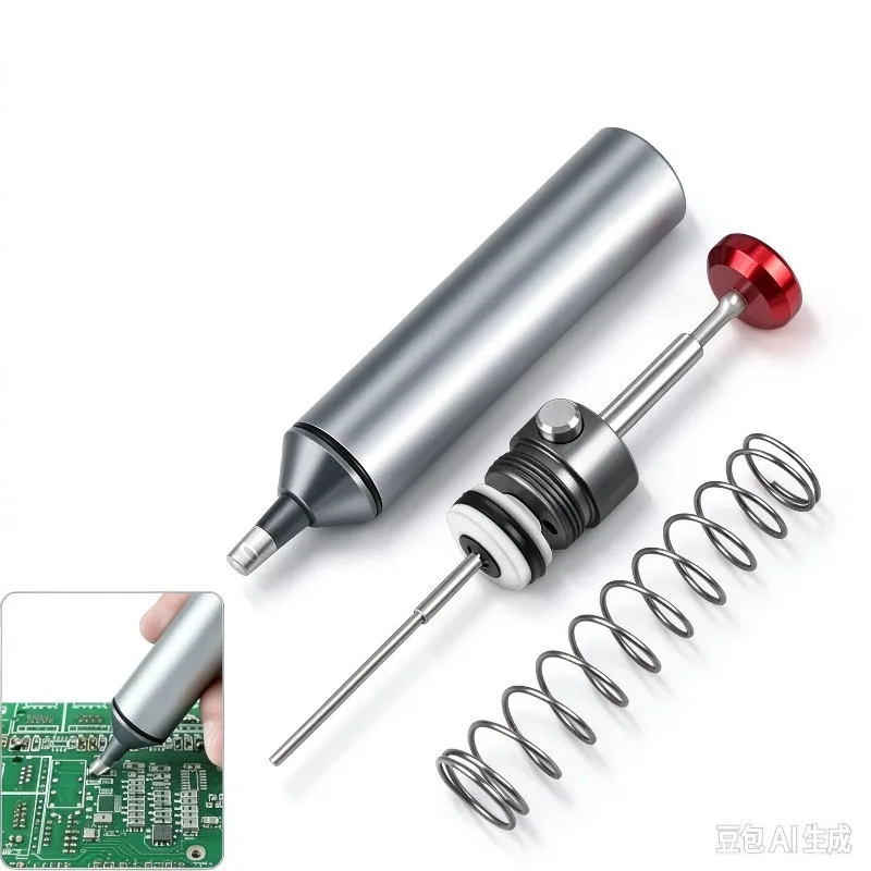 Aluminum Alloy Powerful Desoldering Pump Suction Tin Gun Soldering Sucker Pen Removal Vacuum Solder Iron Welding Repair Tools