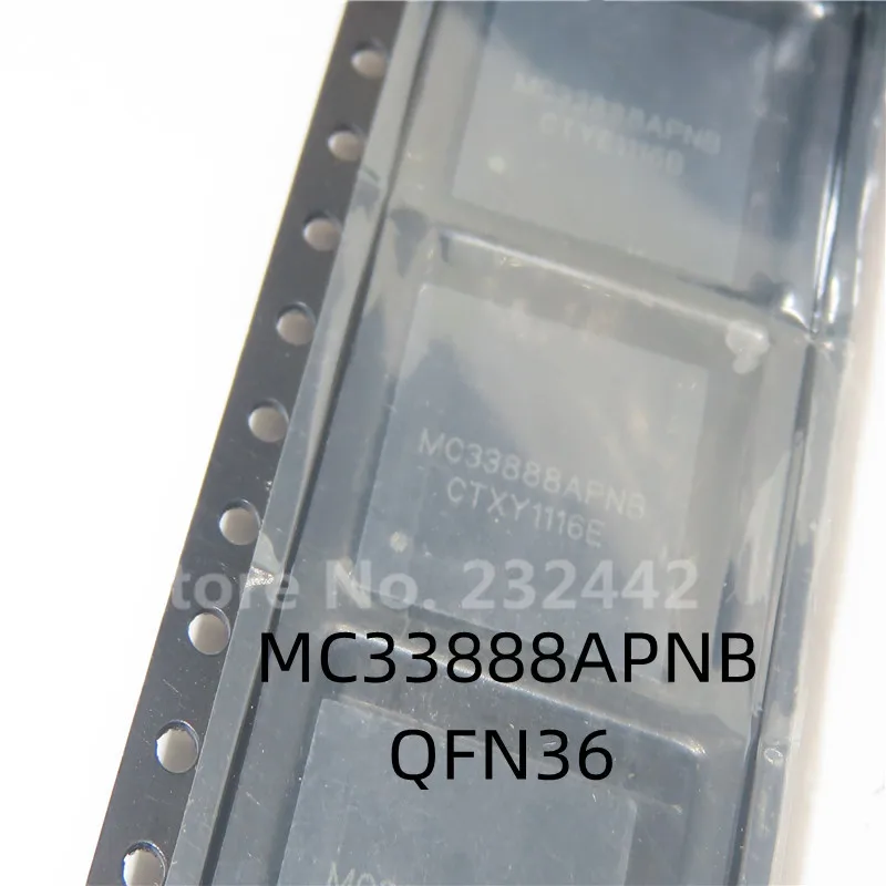 1PCS MC33888APNB QFN36 נפוץ שבב עבור תחזוקה ותיקון כאשר הגנרטור לא לייצר חשמל במלאי
