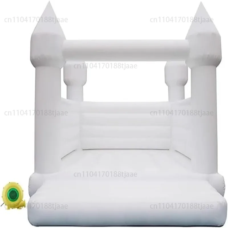

Белый надувной батут, детский надувной замок, батут, свадебная вечеринка, свадебный батут, реквизит для фотосъемки