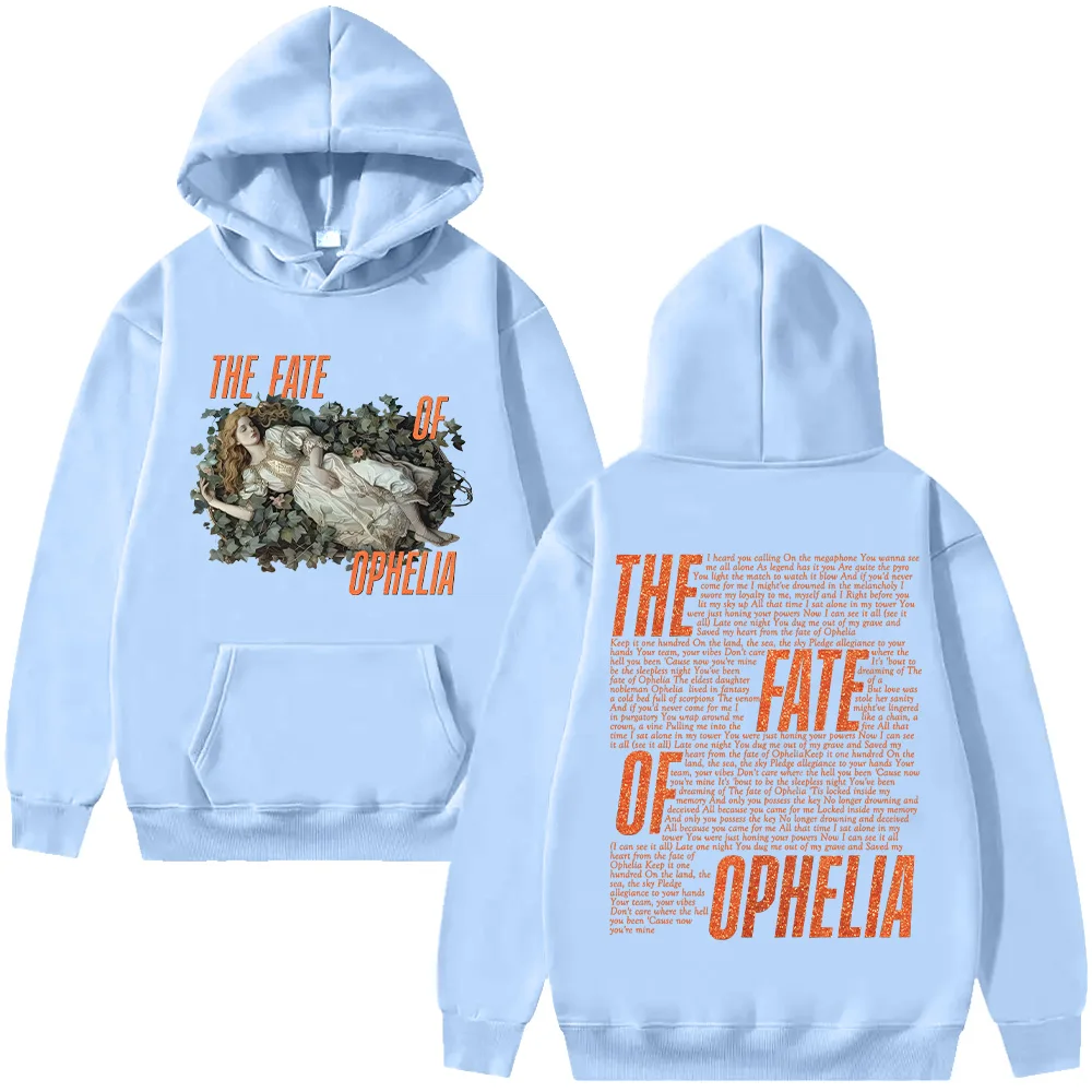 مصير أوفيليا كلمات هوديي TS حياة إستعراض ألبوم جرافيك ملابس النساء الرجال موضة ريترو الجمالية البلوز Y2K #3