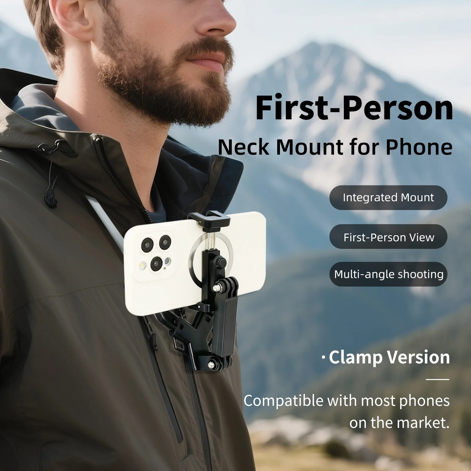 

Hellodigi Quick Release Silicone Neck Mount Hold for iphone 17 16 15 14 SAMSUNG HUAWEI XIAOMI Smart Phone Accessories