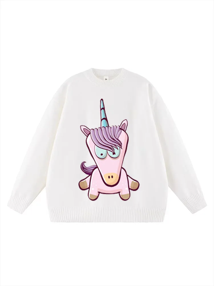 2024 European and American Cross border Long sleeved Hoodie Cartoon Character Warm Sweater Autumn/Winter Fashion New Product