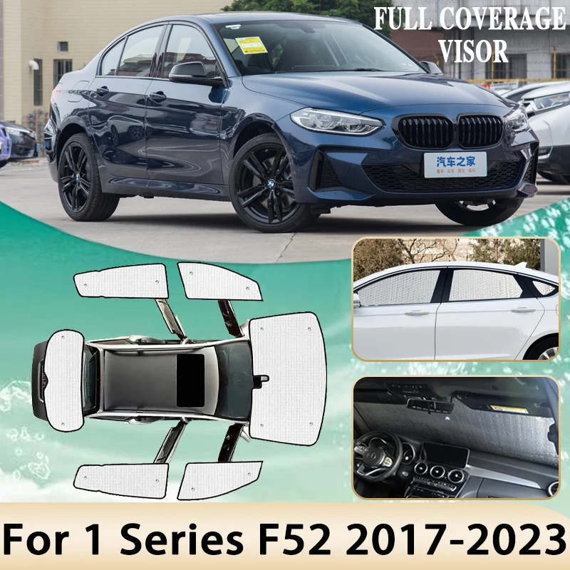 

Full Coverage Sunshades For BMW 1 Series F52 2017 2018~2023 Full Surround Windshield Side Windows Shaby Visors Car Accessories