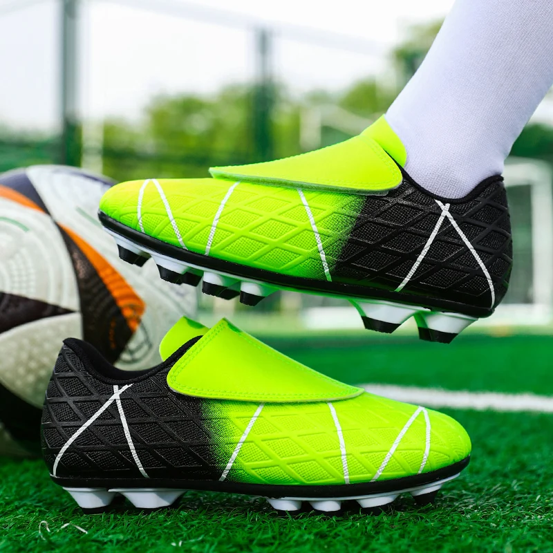 

Boys And Girl's Soccer Shoes Men Cleats Outdoor Long Spikes Comfortable Breathable Non Slip Match Training Sport Football Boots