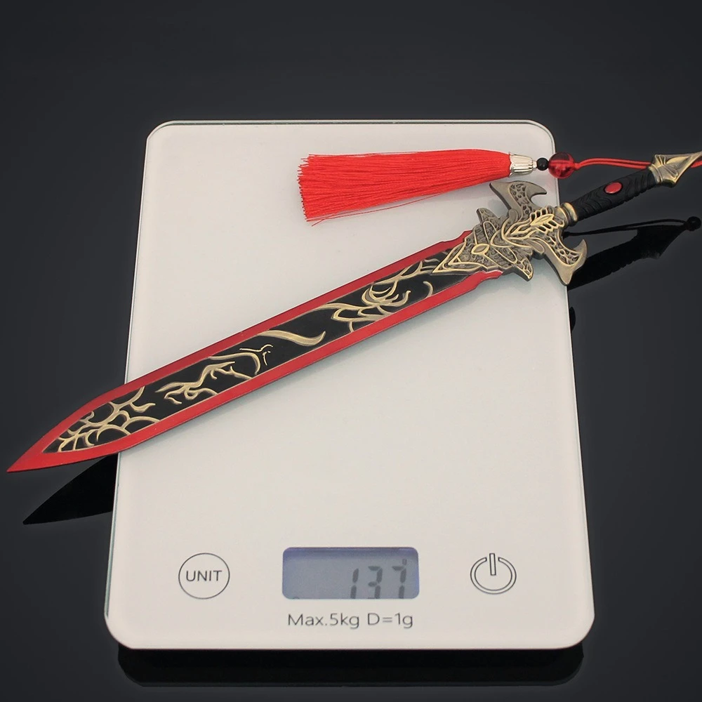 29 センチメートル/11.42 インチ神々の創造 12 神剣周辺機器武器モデル古代剣合金コレクション小道具装飾玩具ギフト