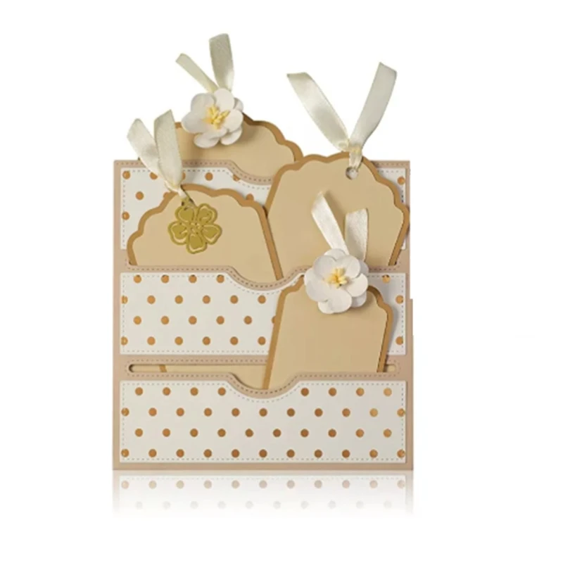 Buste fustelle in metallo Stencil fai da te Scrapbooking Album modello di carta di carta