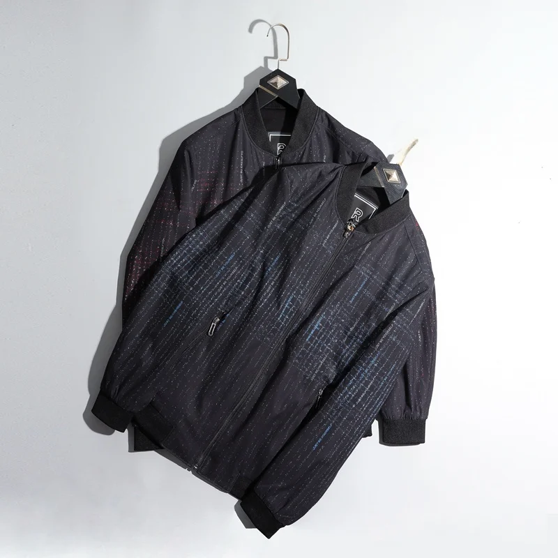 

Faionable ort с шариковым воротником Jaet, мужская одежда Mid-Thi Sle, весенне-осенняя брендовая одежда на заказ, круглый Ne Long Sve Slim Fit