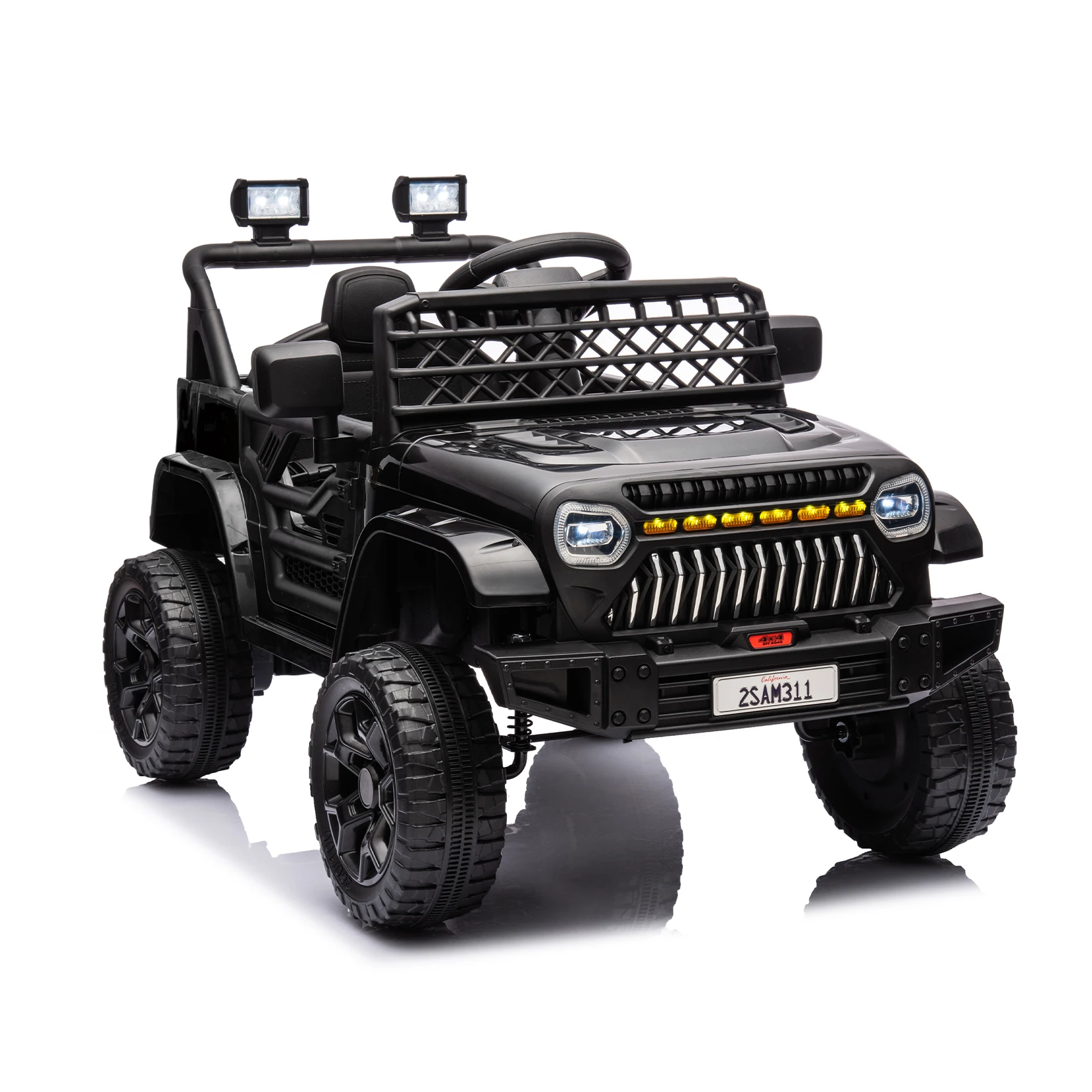 2V Ride On Car for Kids Electric Vehicle Toddles Battery Powered Truck Car Toy with Remote Control, 4-Wheel Suspension