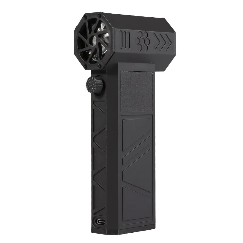 For 140,000 Rpm High-speed Turbine Brushless Motor Fan Super Strong Suction and Blowing Integrated Handheld Fan