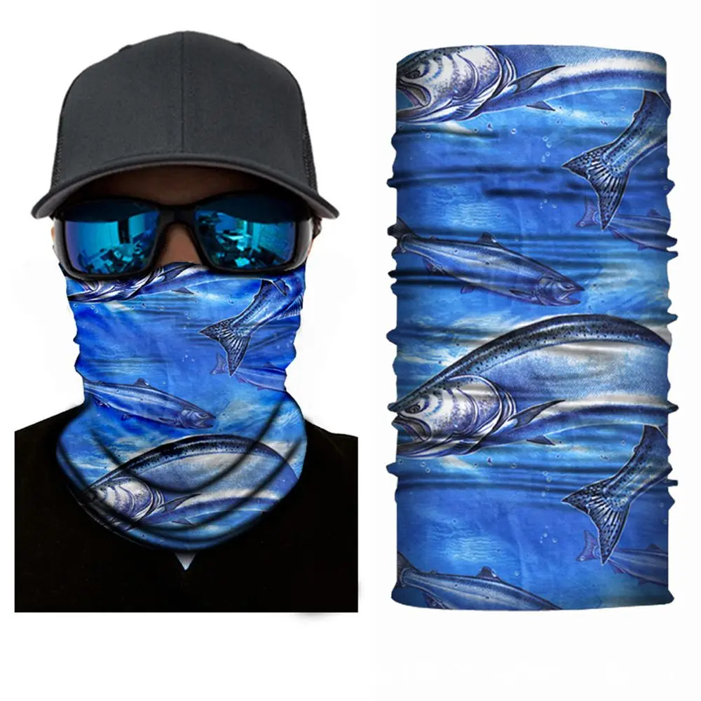 

Fishing Tube Mask Cover Face Shield Headwear Magic Scarf Men Cycling Face Mask Head Scarf Seamless Bandana Mask Bandana