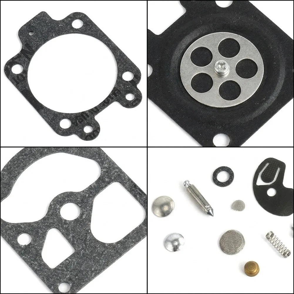 For Home Garage Repair Carburetor Repair Kit Fuel System Parts Wear-resistant Components Precision Engineered Gaskets