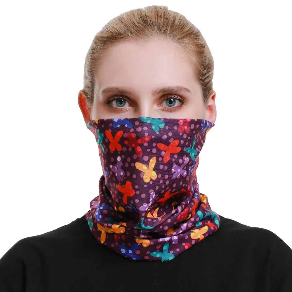 1851-1900 Seamless Bandana Cycling Magic Scarf Buffs Face Mask Neck Gaiter Tube Fishing Ski Hiking Balaclava Headwear Women Men