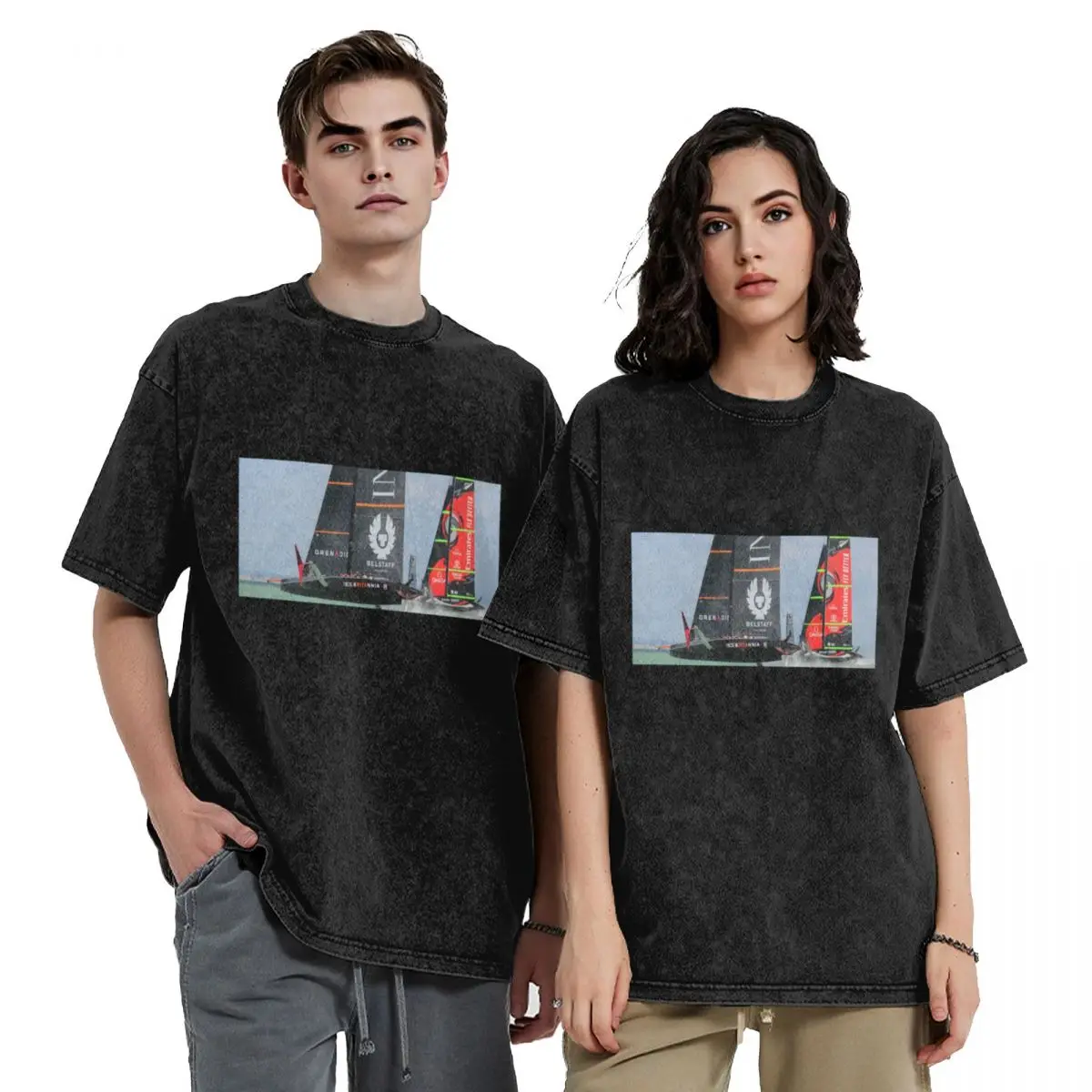 

America's Cup - Emirates Team New Zealand and INEOS Team UK T-Shirt shirts graphic tees summer 2025 baggy shirts t shirt for men