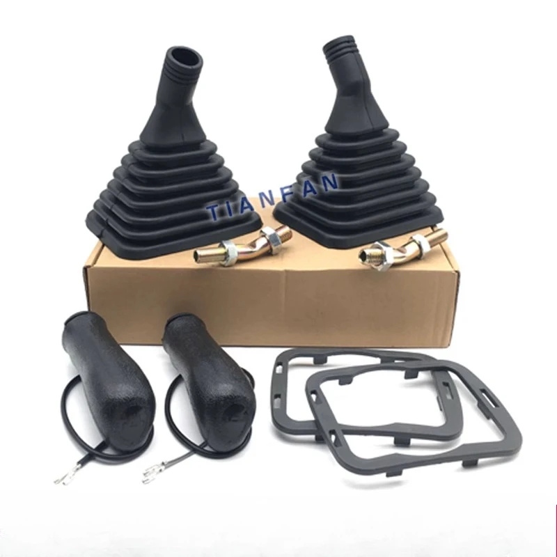 Piezas de excavadora para pegamento de mango Sany SY60 75 135 205 215 235-8-9 conjunto de cubierta antipolvo de joystick