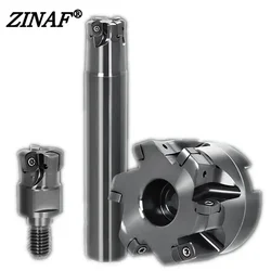 TEBL Fast feed Double-sided milling cutter BLMP0402R BLMP0402 Carbide insert hi-feed milling cutter CNC Locking Teeth