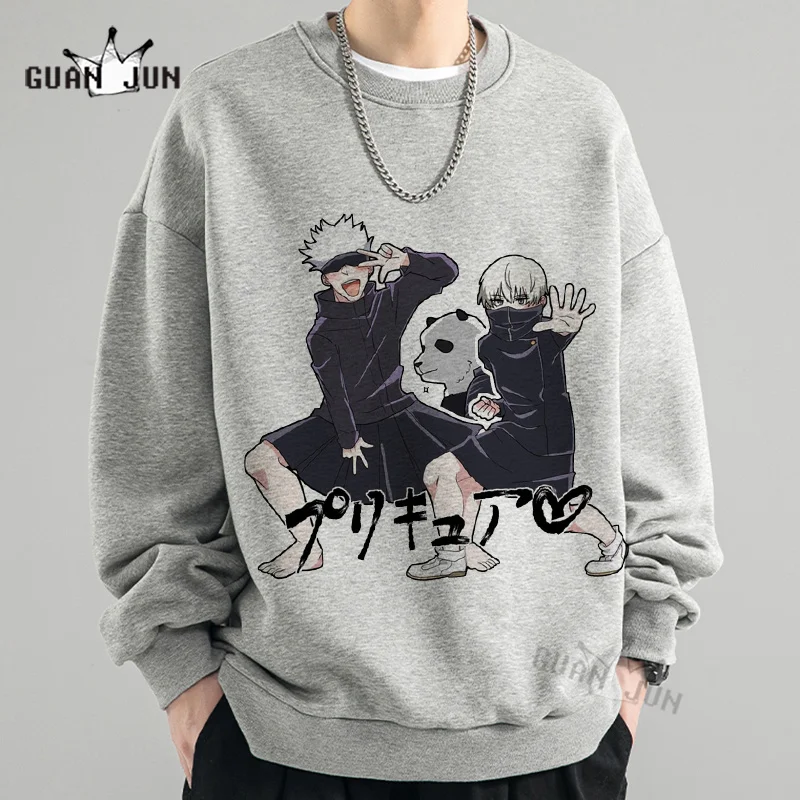 Satoru Gojo Toge Inumaki Jujutsu Kaisen Men/Women Hoodie Japanese Anime Student Loose Harajuku Men Sweatshirts Unisex Pullovers