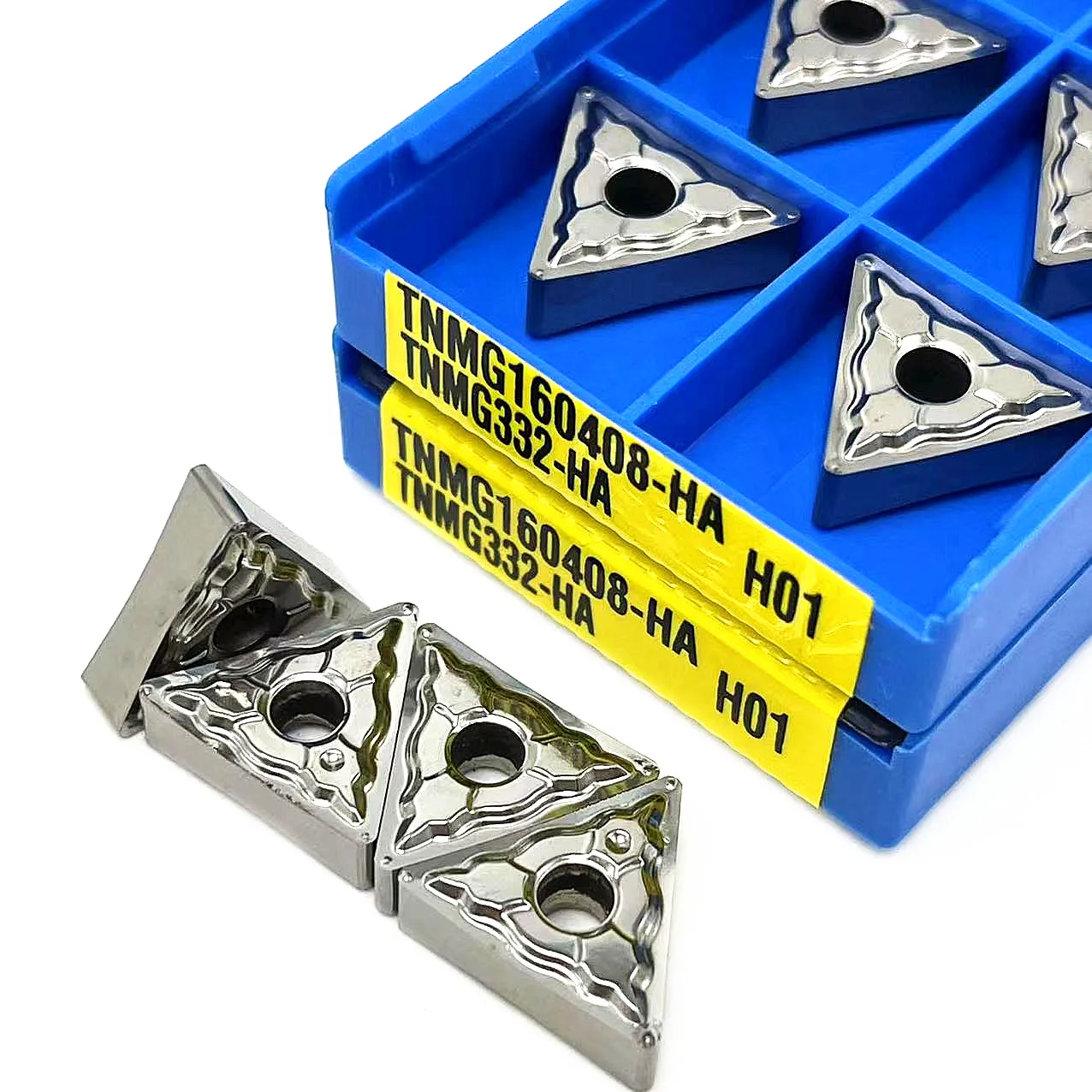 Tnmg160404 Tnmg160408 Ha H01 Hardmetalen Cnc-Machine Inzetstuk Tnmg 160404 160402 Aluminium Frees Draaigereedschap 10 Stuks