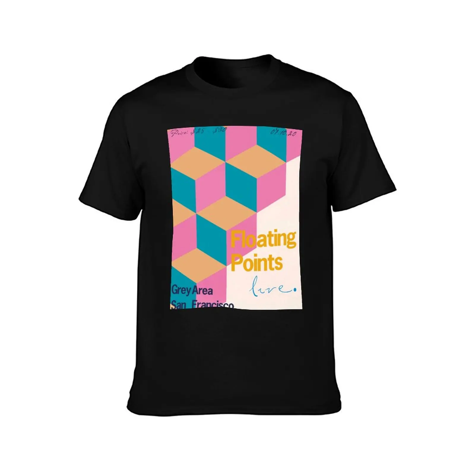 Floating Points Gray Area San Francisco gig T-Shirt Breathable Basic Cotton T-Shirt