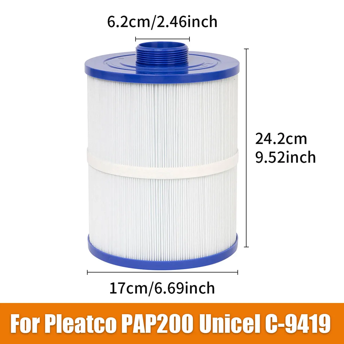 Langlebiger PAP200 Poolfilter-Ersatz …