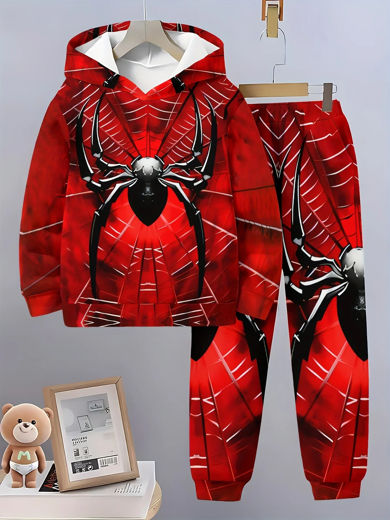

2025 Winter/Autumn Hoodie and Sweatpants Set Fashionable Streetwear and Home Style Classic Fanshion Simple 3D Print Clothes
