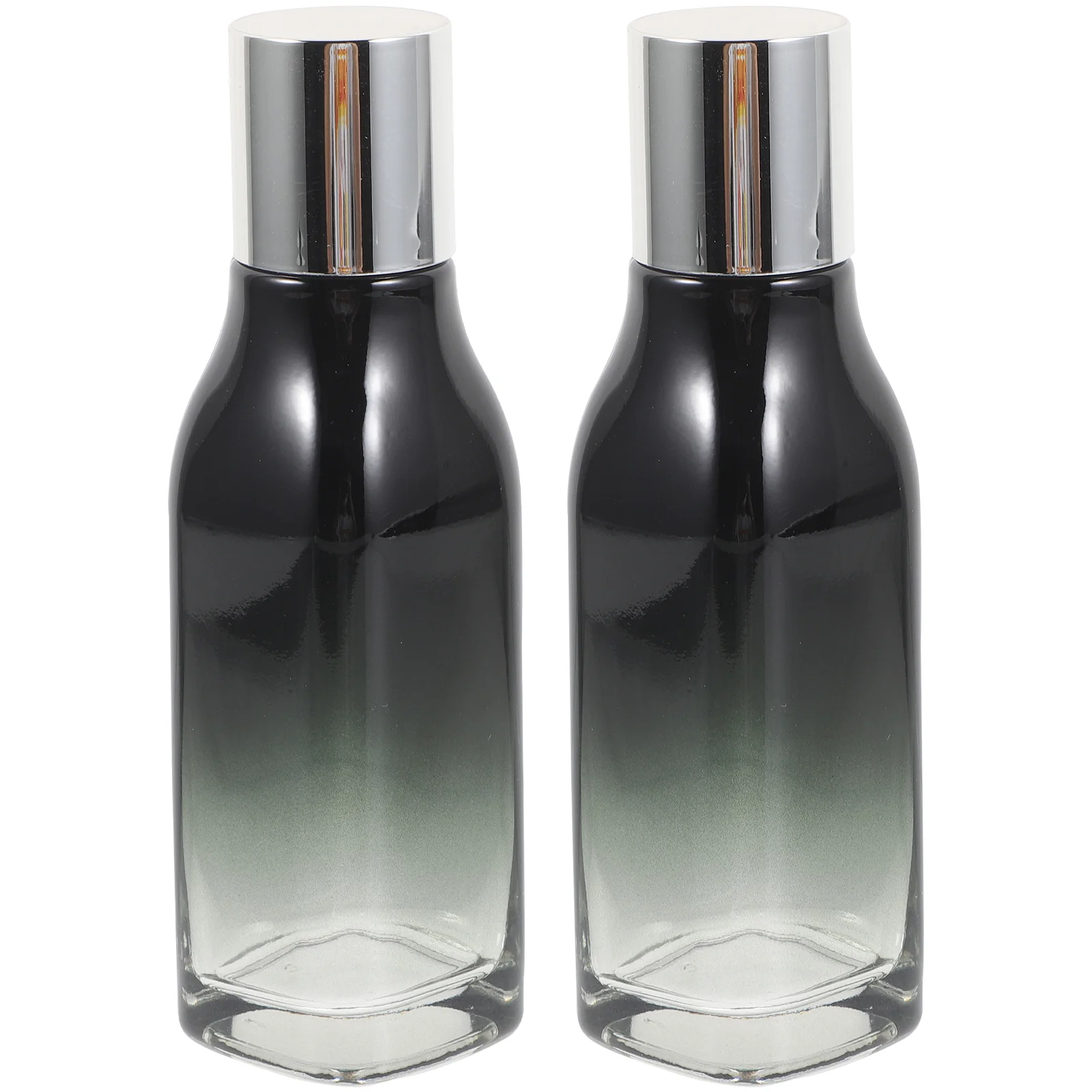 

Liquid Bottles Makeup Dispensing Black Gradient Moisturizing Water Essence Lotion Glass Empty