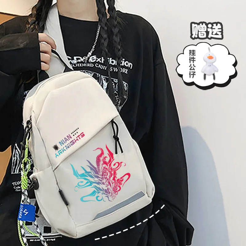 Arknights Rhodes Island Amiya Game Merchandise Trendy Chest For And Women Students Crossbody Bag Travel Leisure Men A